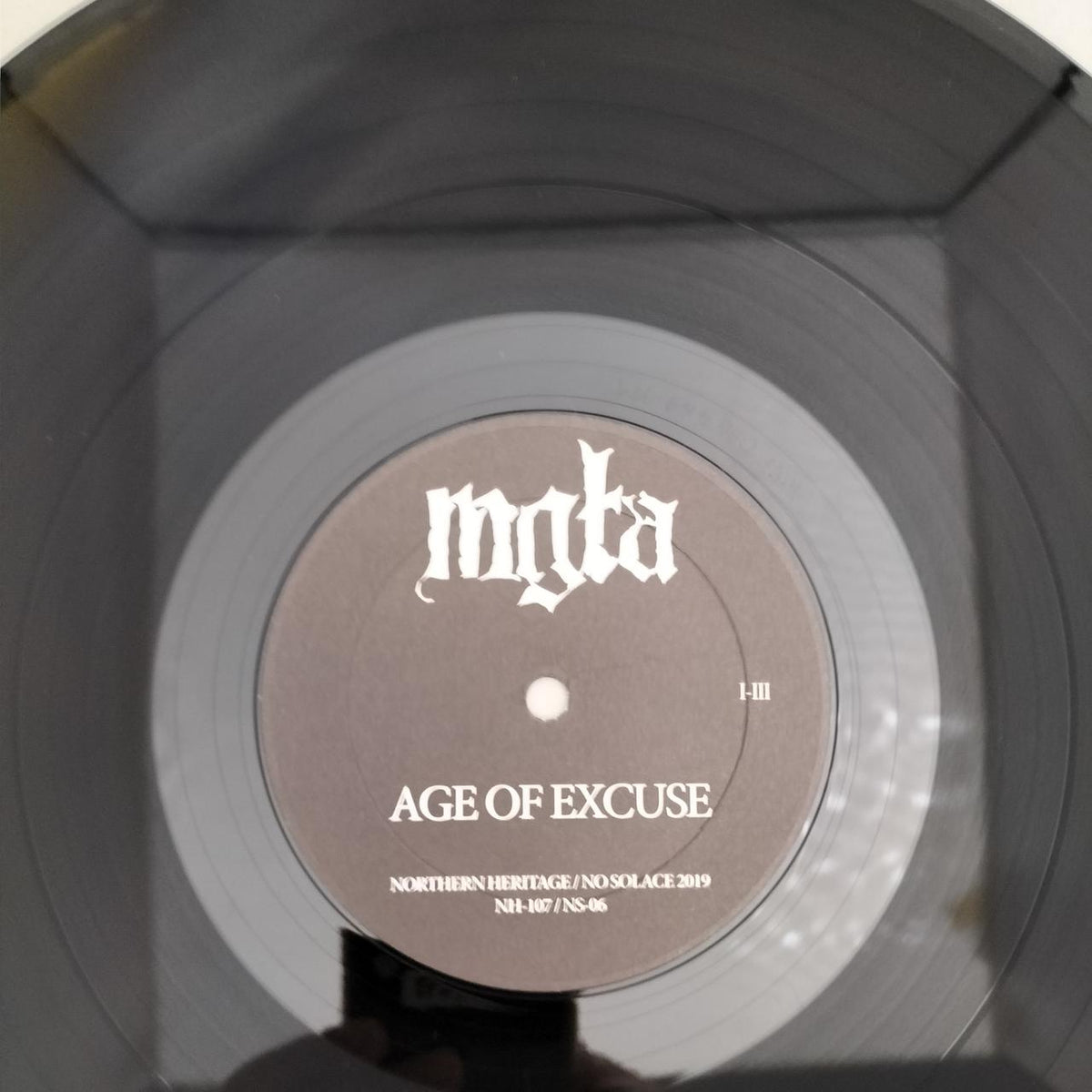 NO-SOLACE LP MGTA/AGE OF EXCUSE