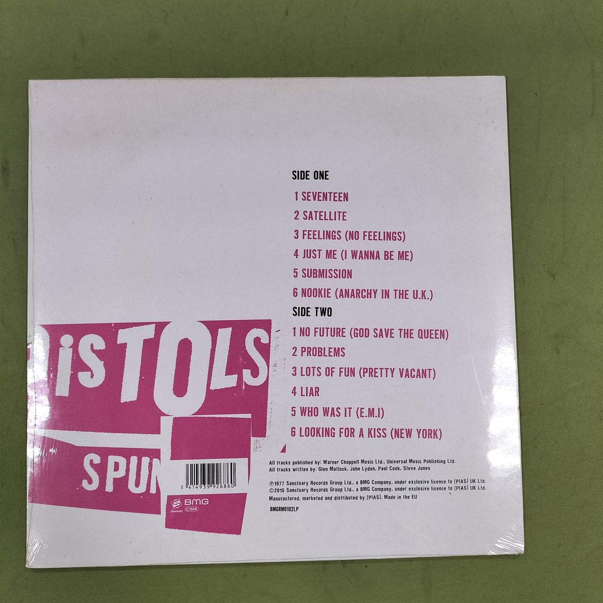 HOSTESS ENTERTAINMENT LP THE SEX PISTOLS/SPUNK