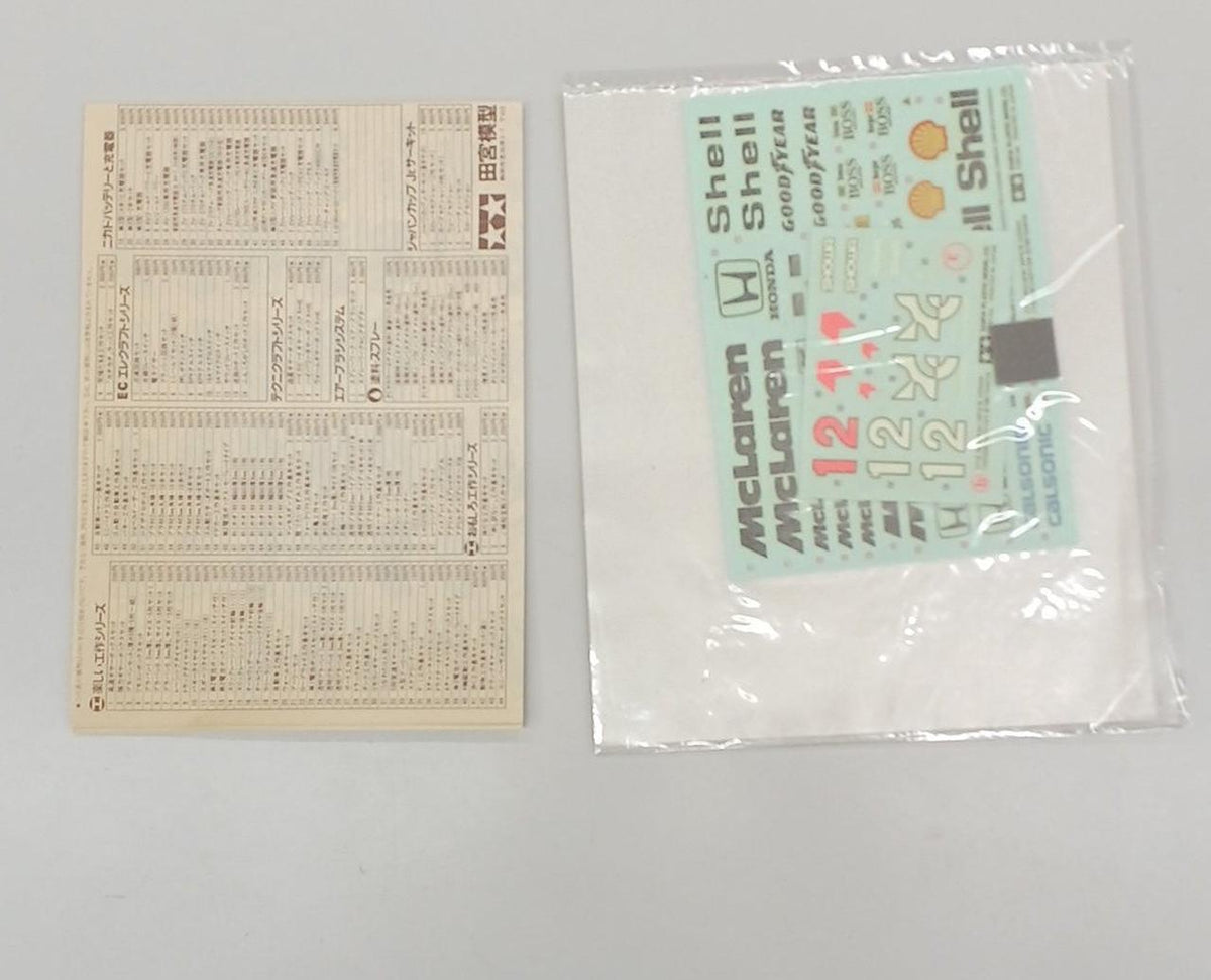 TAMIYA McLaren MP4/6 Honda Tamiya Vintage Selection - Banzai Thrifting | BanzaiHobby