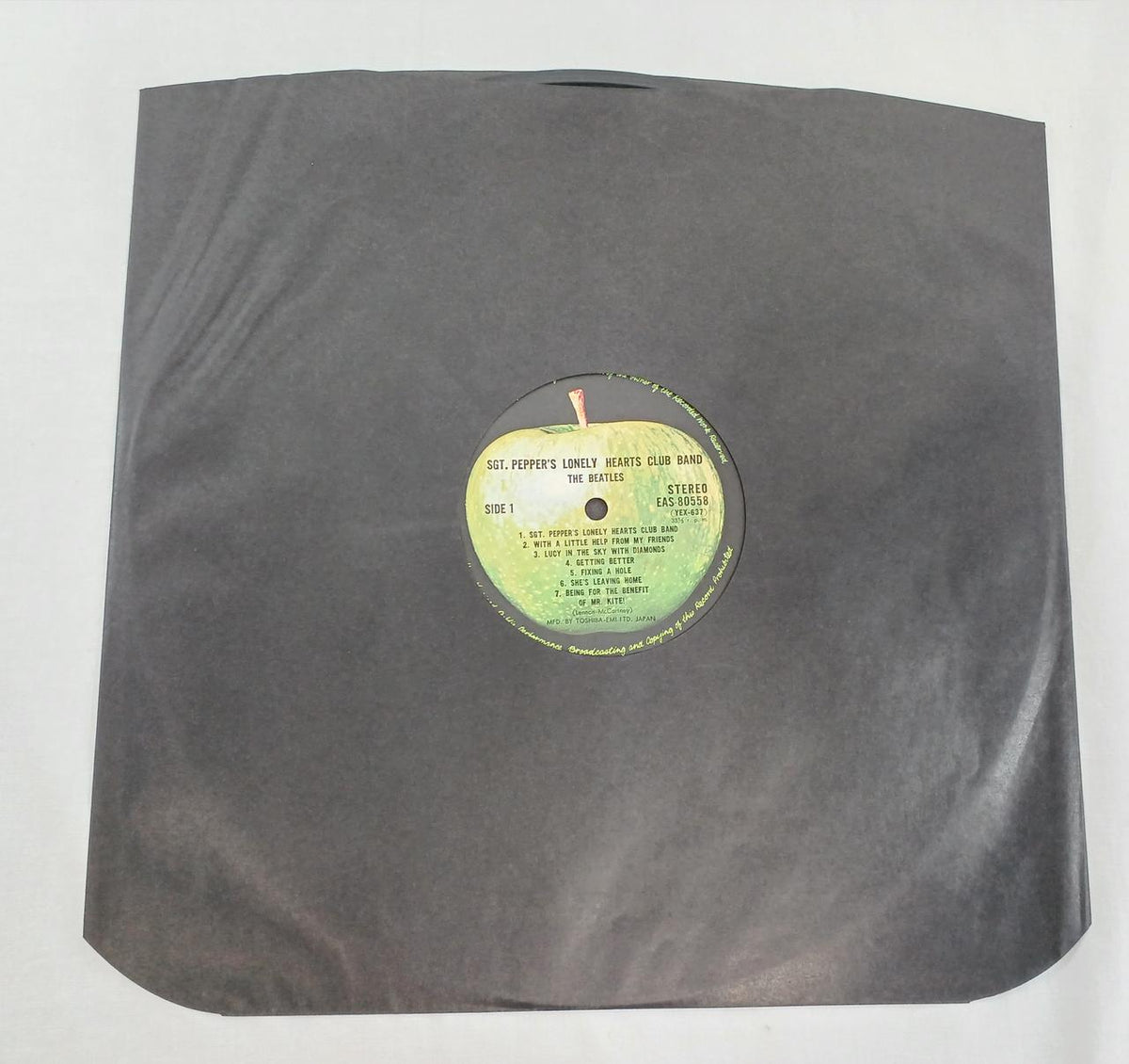 Toshiba EMI Record SGT. PEPPERS LONELY HEARTS CLU