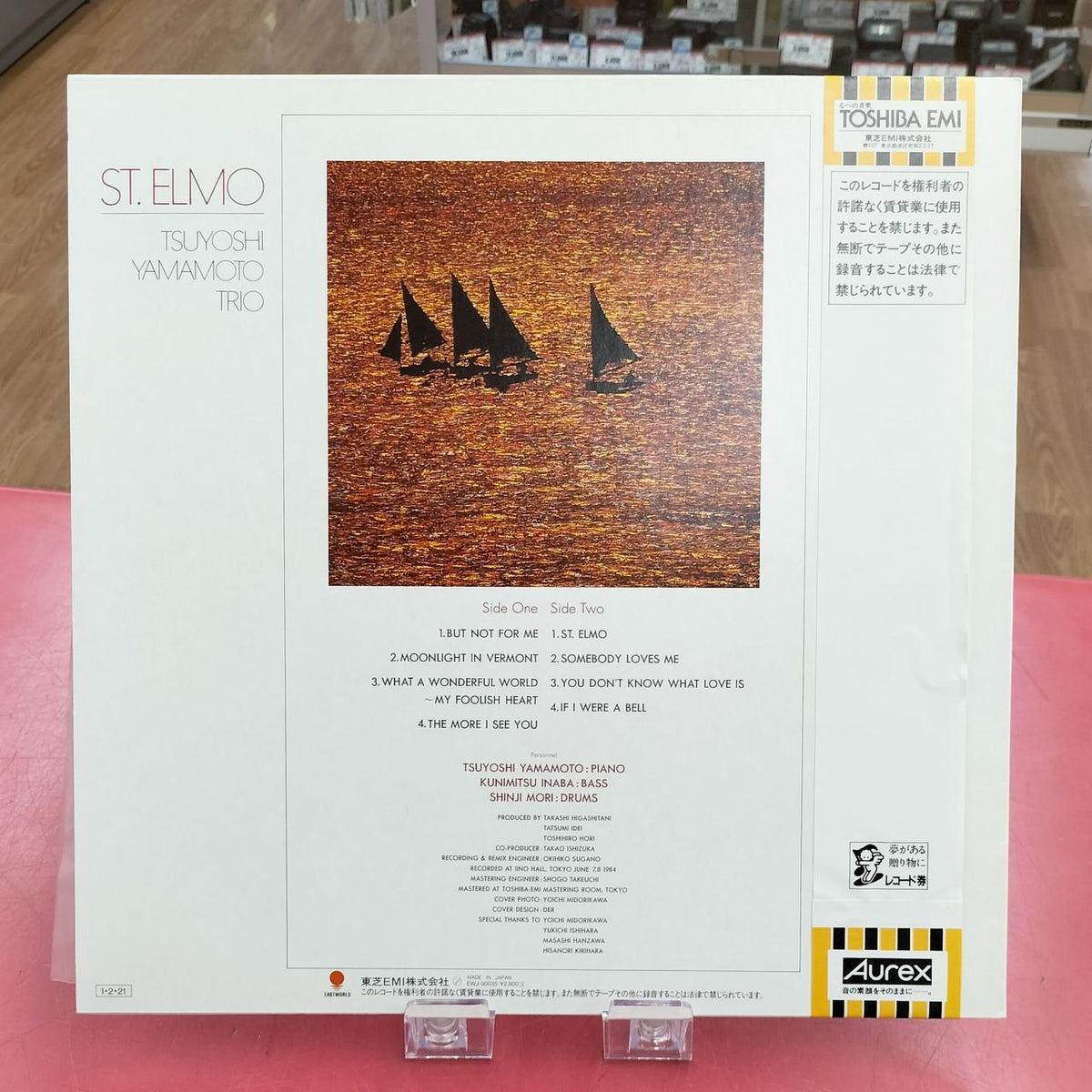TOSHIBA EMI Record: St. Elmo Tsuyoshi Yamamoto Trio