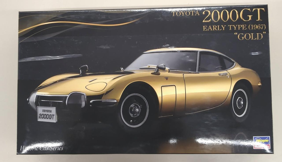 Hasegawa Toyota 2000GT (Early Model) 1967 (Gold Plated) - Banzai Thrifting | BanzaiHobby