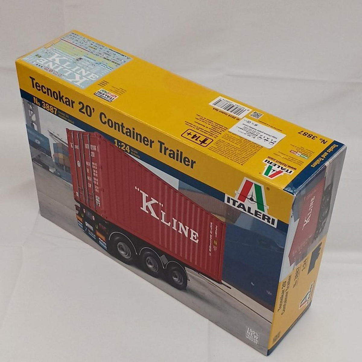 ITALERI Tecnokar 20-foot container trailer - Banzai Thrifting | BanzaiHobby