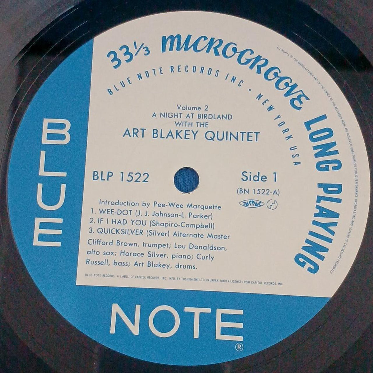 BLUE NOTE Nights in Birdland VOL.2 BLP1522