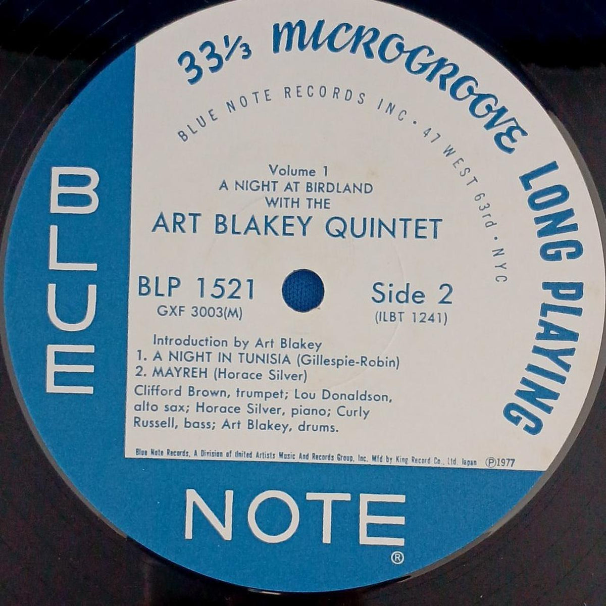 BLUE NOTE Night of Birdland Episode 1 GXF3003(M)