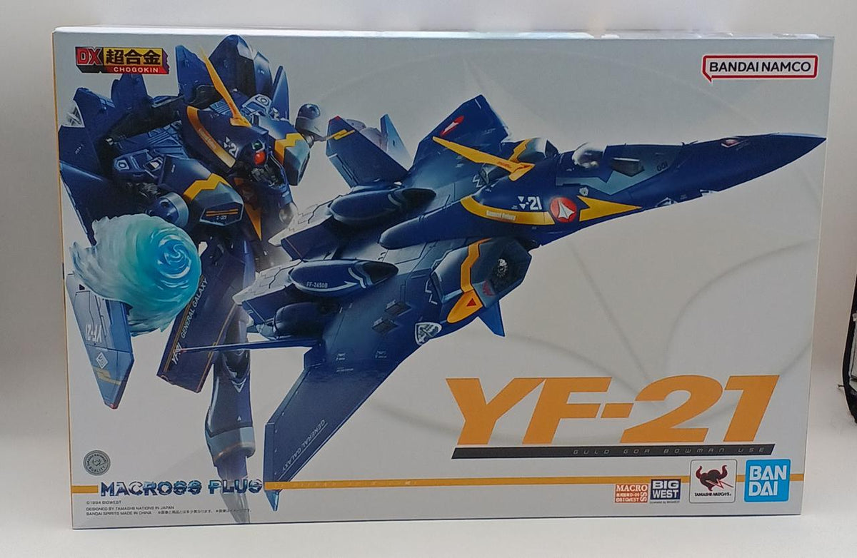 BANDAI DX Chogokin Macross Plus YF-21 (Guld Gore Bowman Unit)