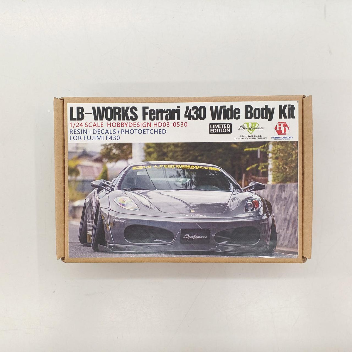 Hobby Design Resin Kit LB WORKS FERRARI 430 WIDE BODY - Banzai Thrifting | BanzaiHobby