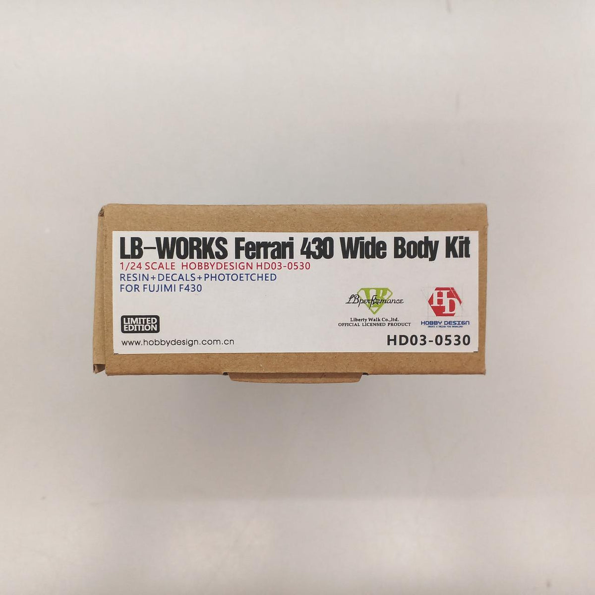 Hobby Design Resin Kit LB WORKS FERRARI 430 WIDE BODY - Banzai Thrifting | BanzaiHobby