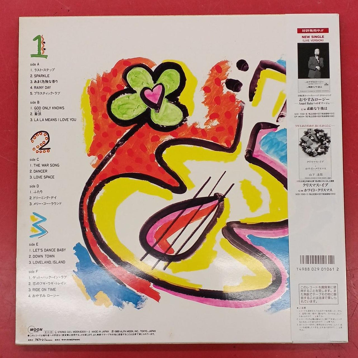 MOON RECORDS LP Record Tatsuro Yamashita / JOY