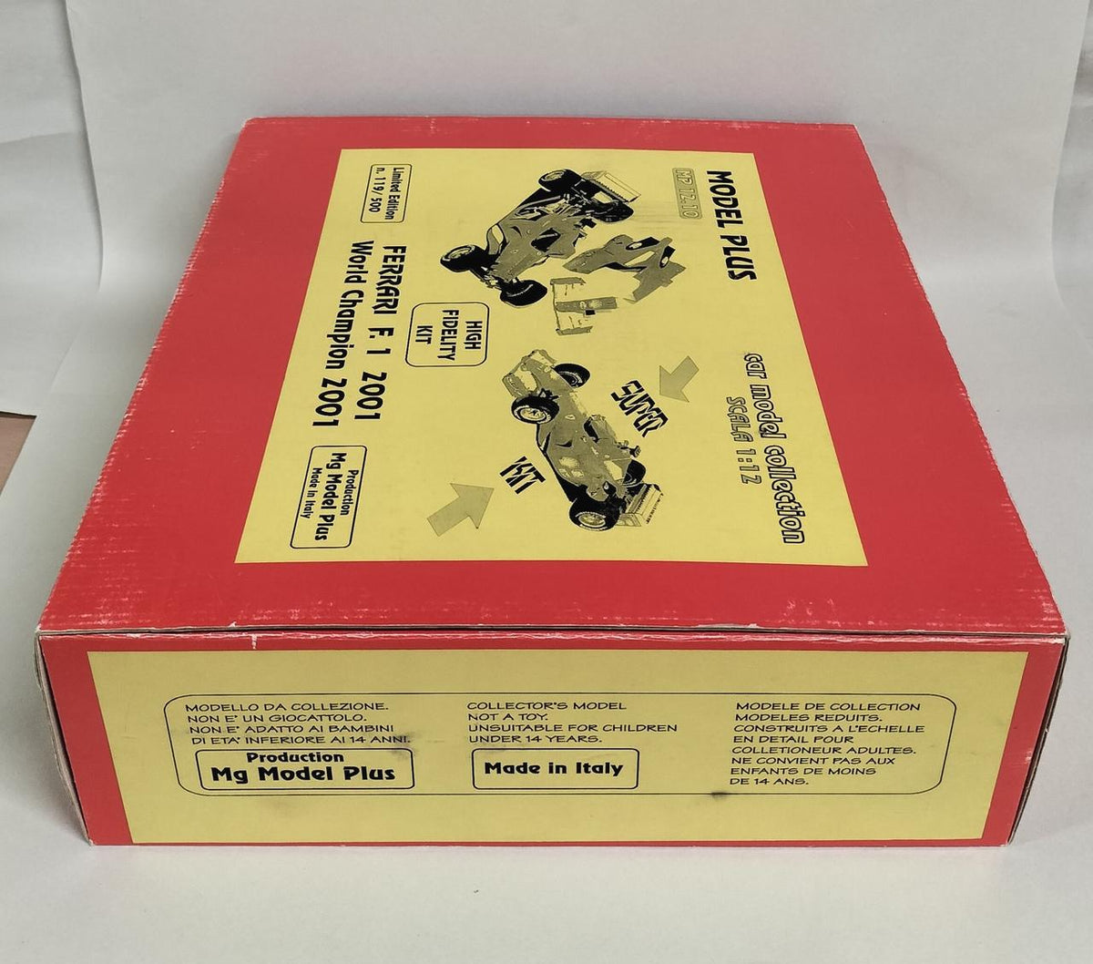 MODEL PLUS Ferrari F.1 2001 World Champion 1:12 car model collection - Banzai Thrifting | BanzaiHobby