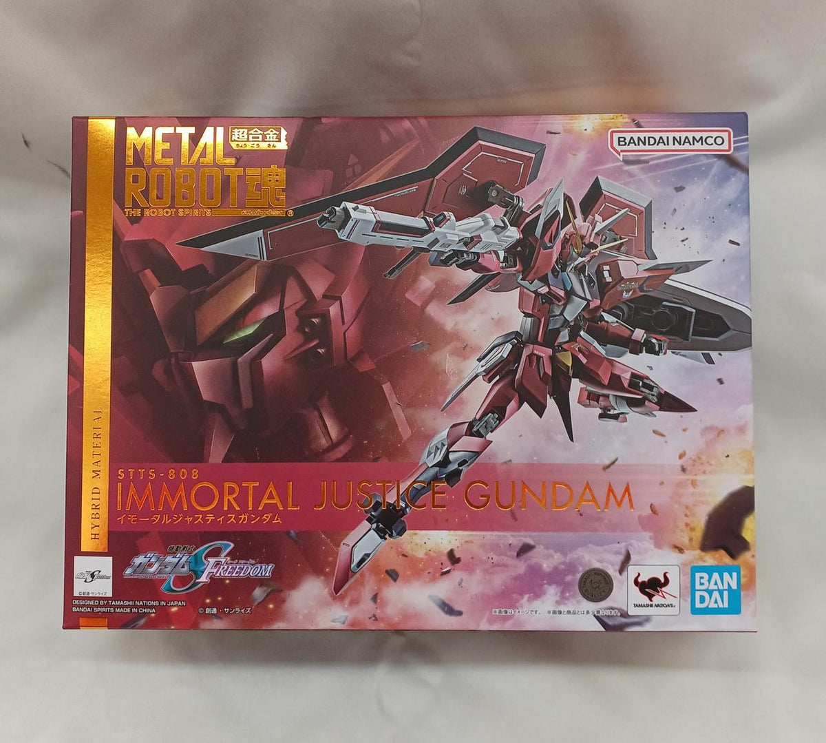 Bandai Spirits Chogokin METAL ROBOT Immortal Justice Gundam STTS-808