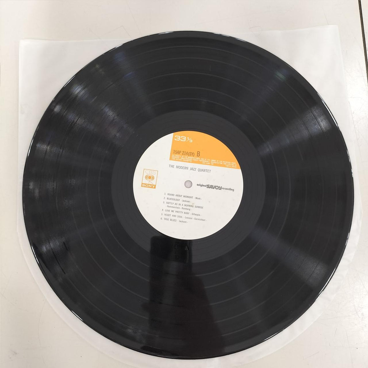 CBS/SONY Record THE MODERN JAZZ QUARTET