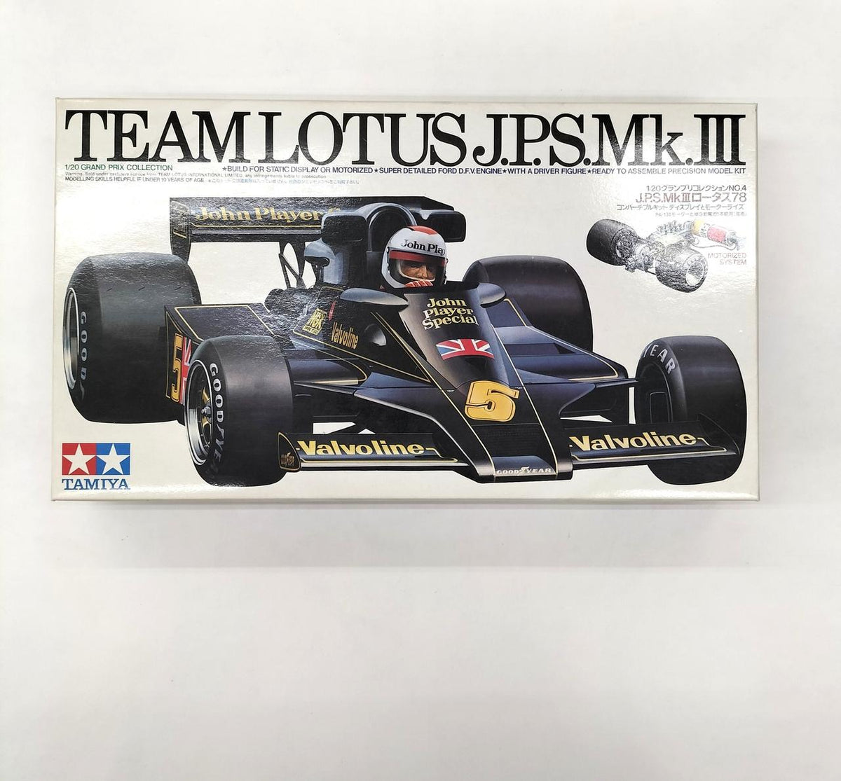TAMIYA 1/20 scale plastic model TEAM LOTUS J.P.S.MK III Lotus 78 - Banzai Thrifting | BanzaiHobby