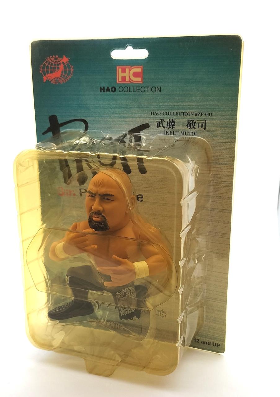 All Japan Pro Wrestling Soft Vinyl Figure Hao Collection Keiji Muto - All Japan Pro Wrestling Banzai Hobby