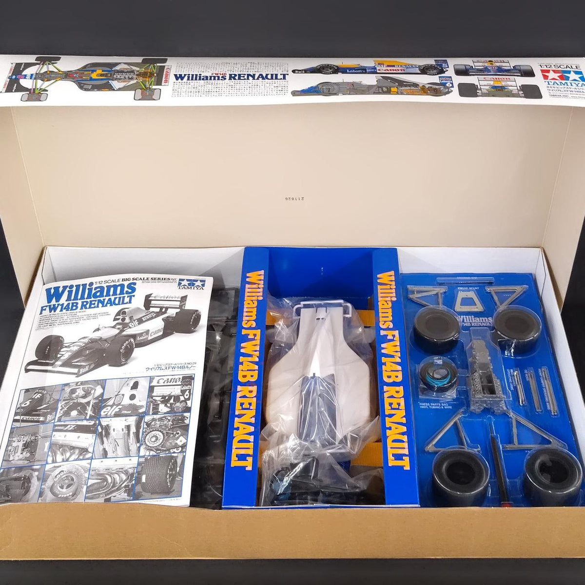 Tamiya 1/12 scale plastic model Williams FW-07 - Banzai Thrifting | BanzaiHobby