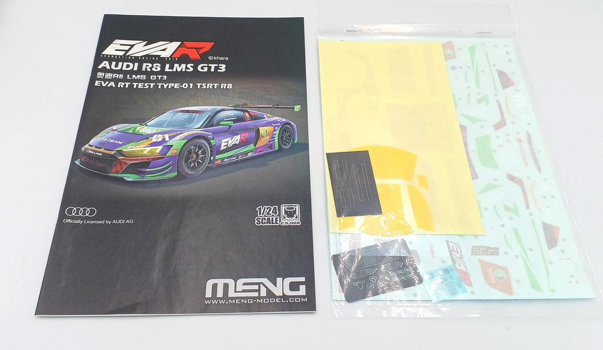 MENG MODEL 1/24 CAR SERIES MCS-08 AUDI R8 LMS GT3 EVA R - Banzai Thrifting | BanzaiHobby
