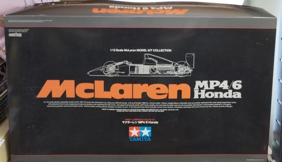 TAMIYA Plastic Model McLaren MP4/6 HONDA - Banzai Thrifting | BanzaiHobby