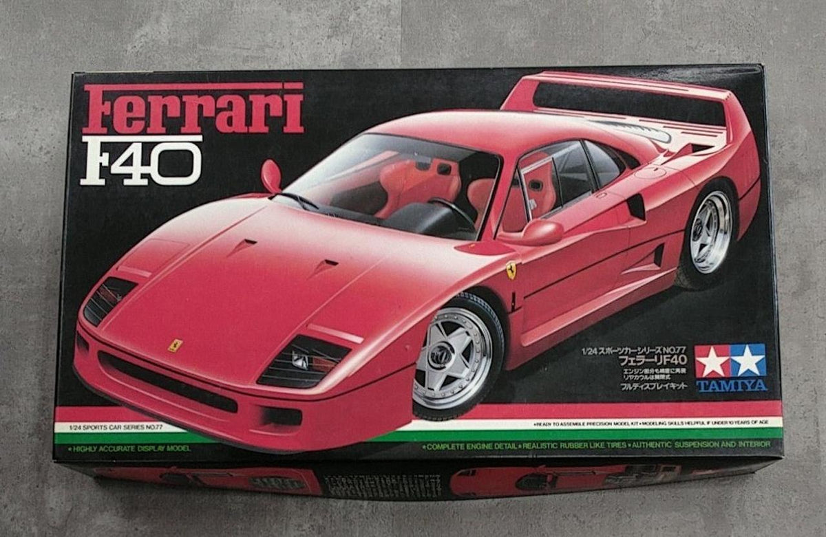 TAMIYA Plastic Model FERRARIF40 - Banzai Thrifting | BanzaiHobby