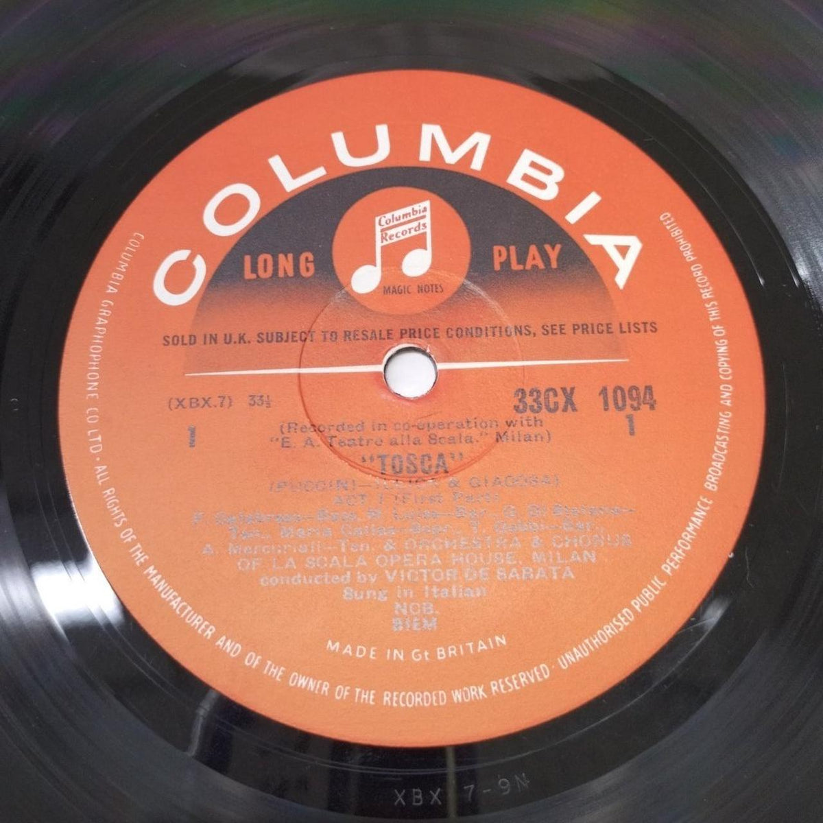 [JUNK] COLUMBIA LP Software 33CX1094/33CX1095