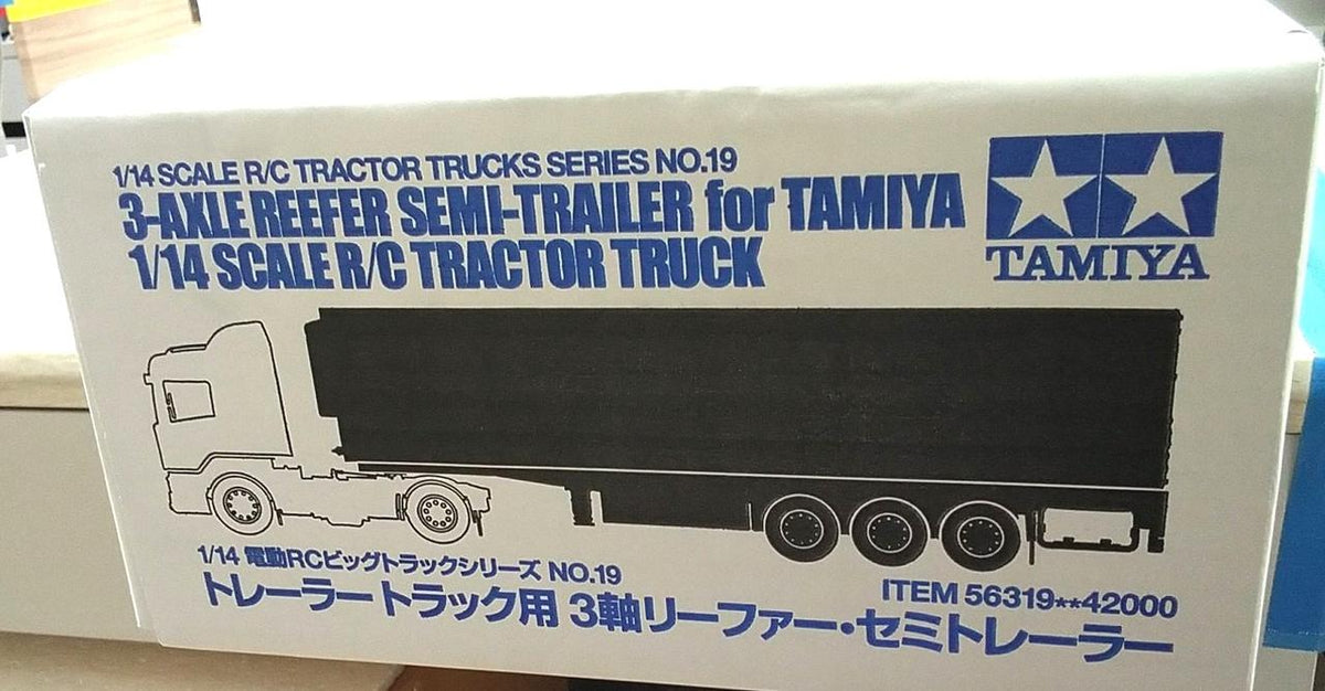 Tamiya 3-Axle Reefer Semi-Trailer for Trailer Trucks - Banzai Thrifting | BanzaiHobby