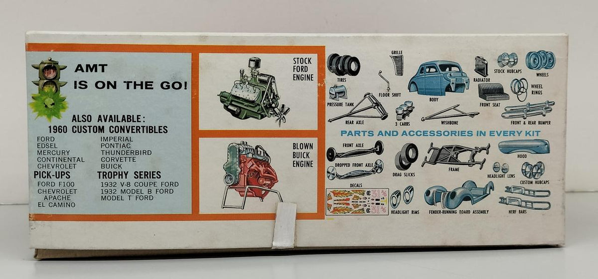 AMT 1/25 1940 FORD CUSTOMIZING KIT 40 FORD DELUXE COUPE - Banzai Thrifting | BanzaiHobby