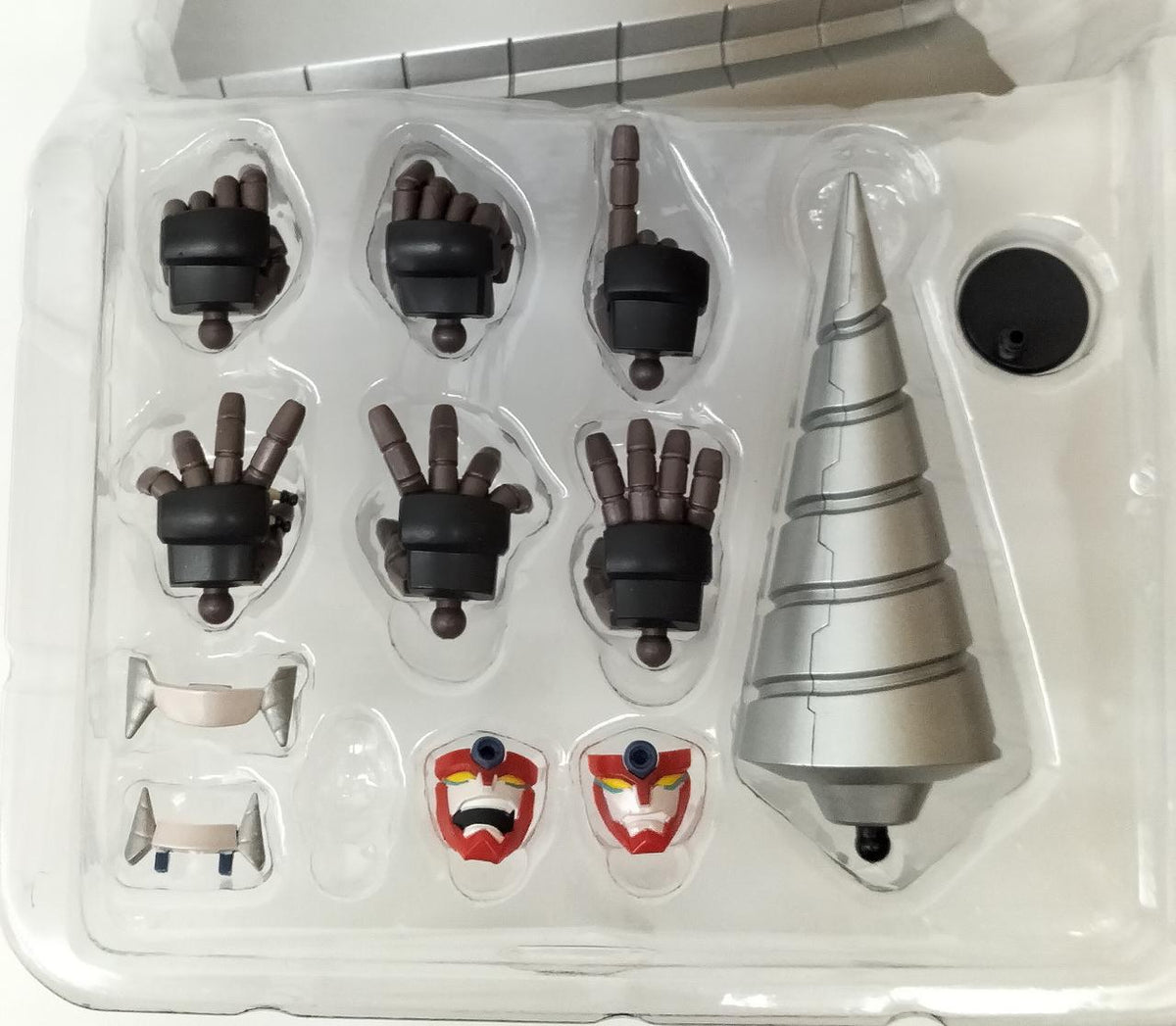 BANDAI Chogokin Soul GX-07 Complete Transformation Combination Gurren Lagann & High-Rotation Giga Drill Set