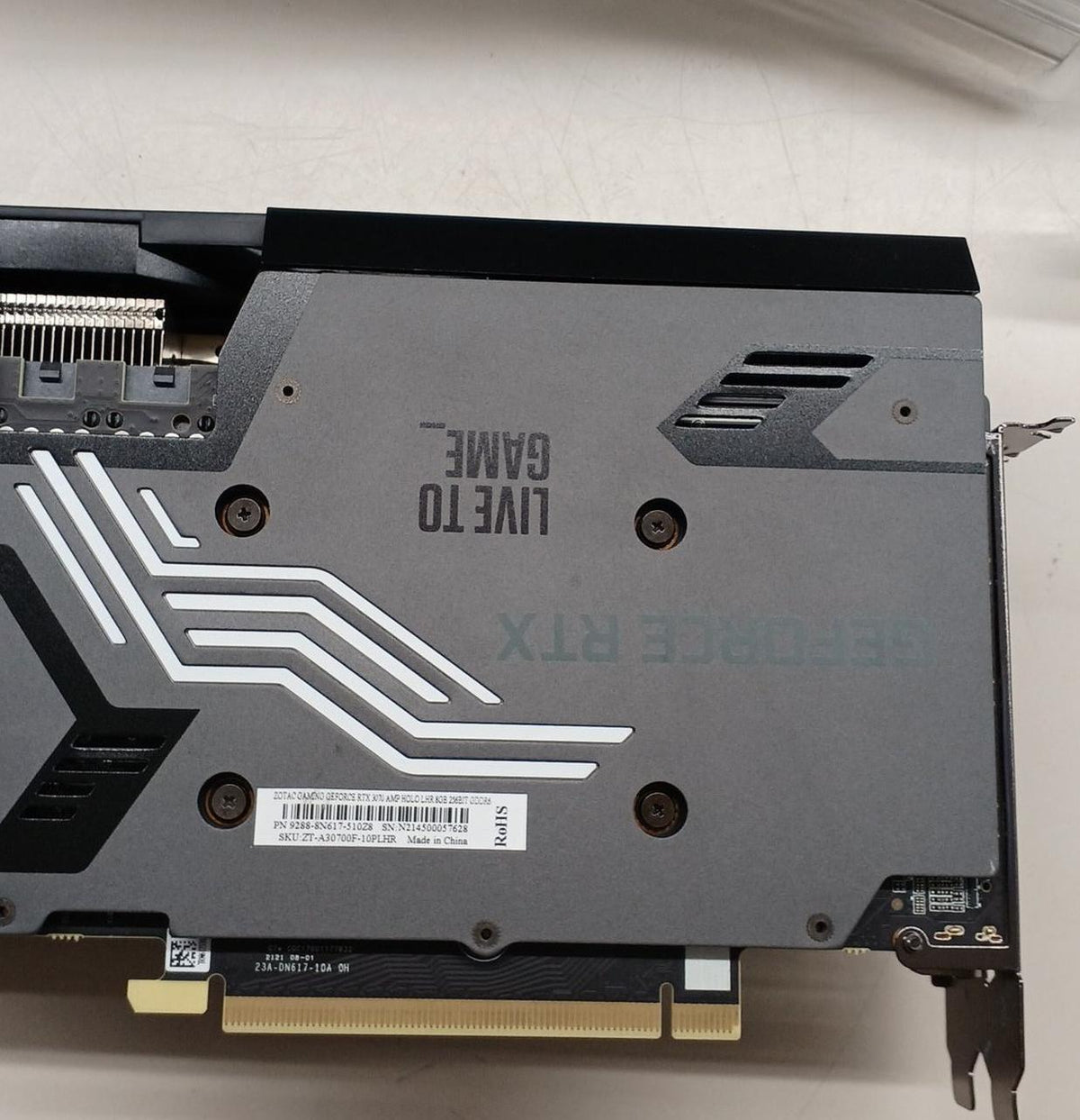 ZOTAC Graphics Card: RTX 3070 AMP HOLD LHR 8GB