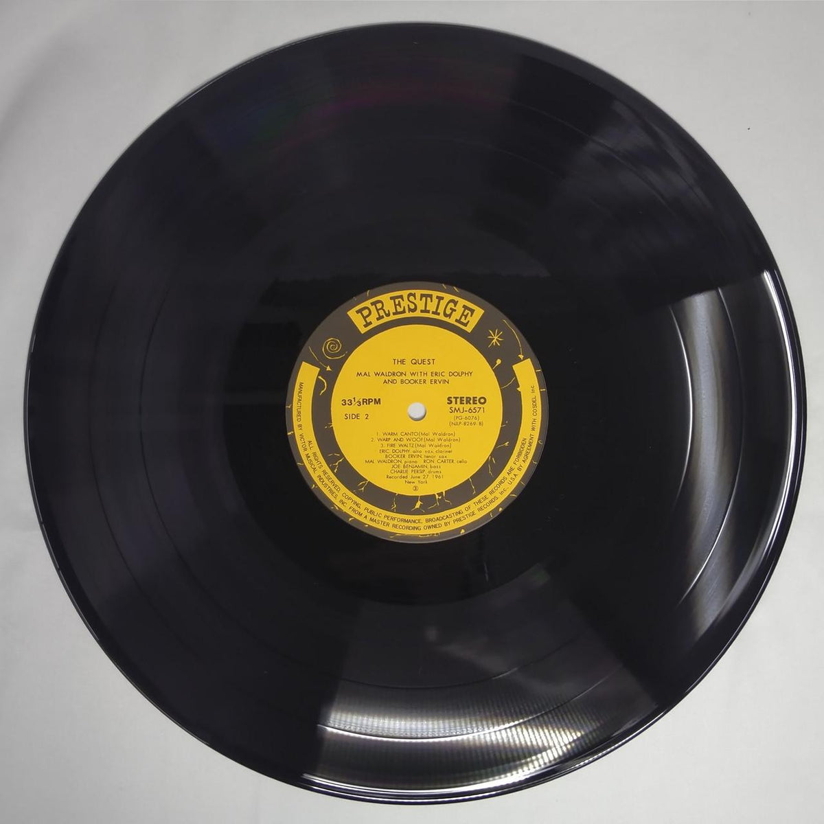 PRESTIGE RECORDS [EX] Mal Waldron with Eric Dolphy / The SMJ-6571