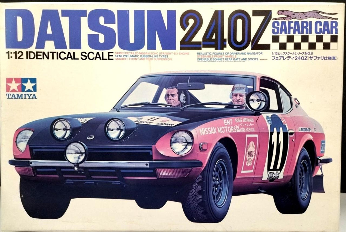 TAMIYA Fairlady 240Z Safari Edition Big Scale Series NO.8 - Banzai Thrifting | BanzaiHobby