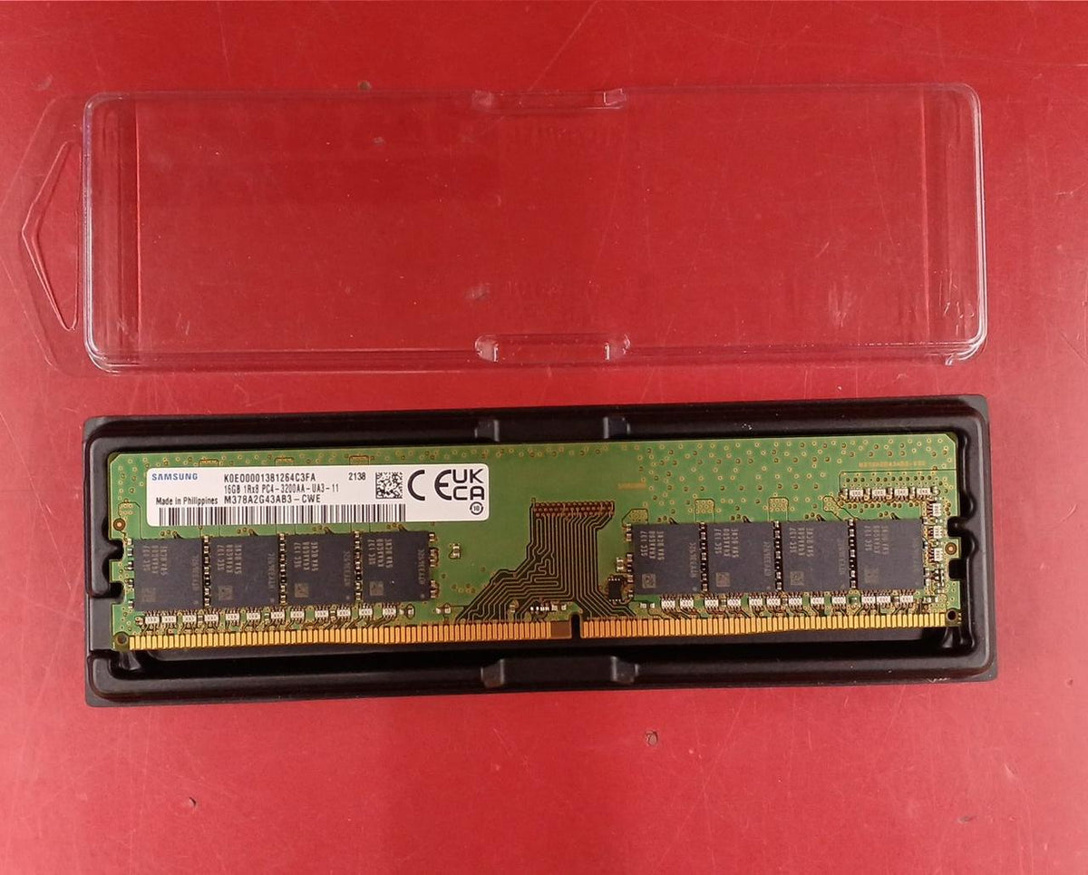 SAMSUNG DDR4-3200 16GB 1 chip M378A2G43AB3-CWE