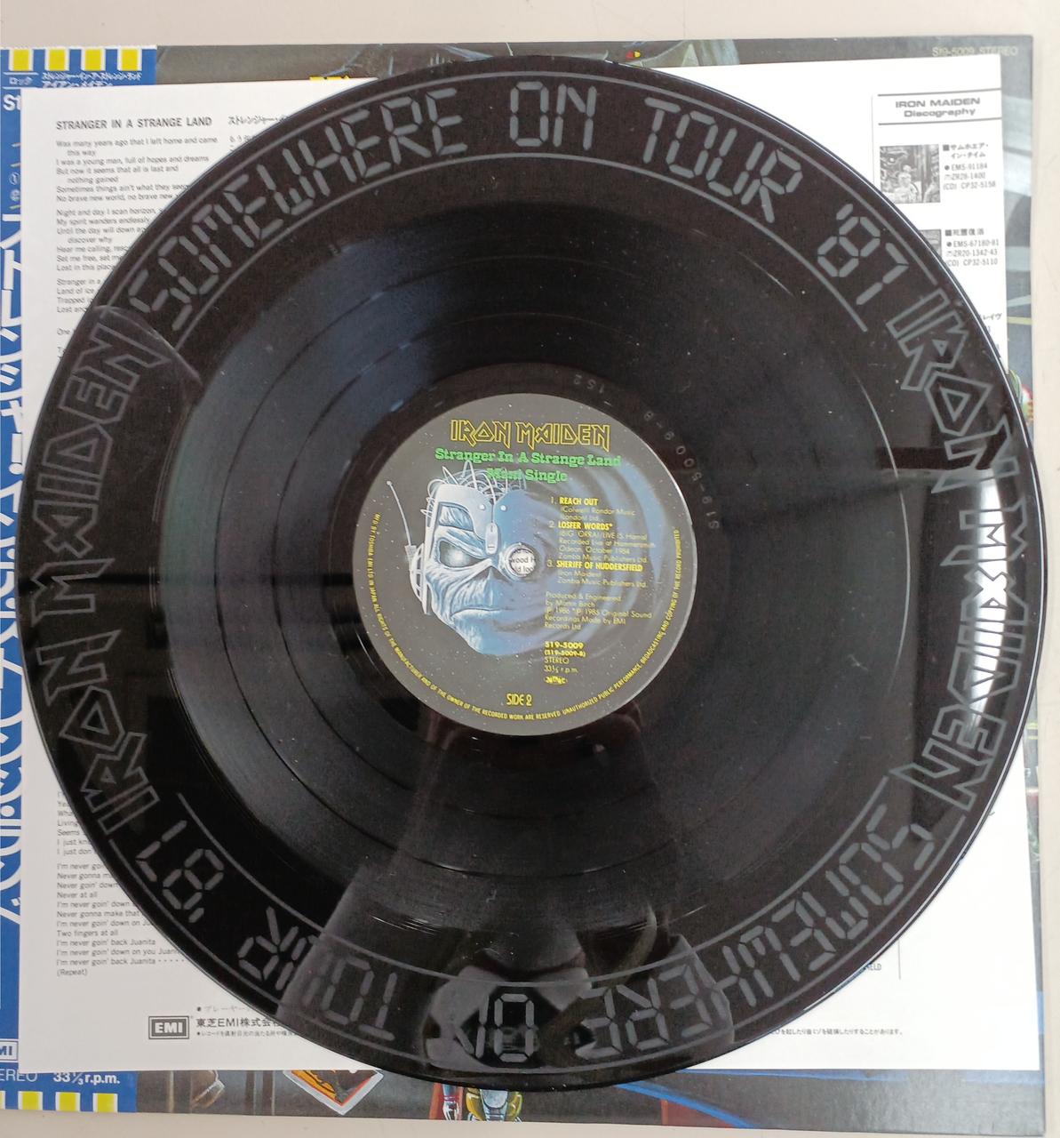 Toshiba EMI Iron Maiden LP Stranger in Strangeland