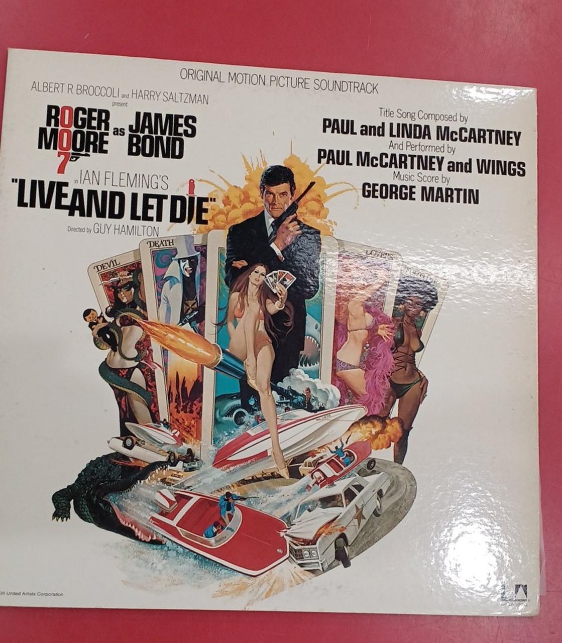 UNITED ARTISTS RECORDS LP record LIVE AND LET DIE (ORIGINAL MOT)