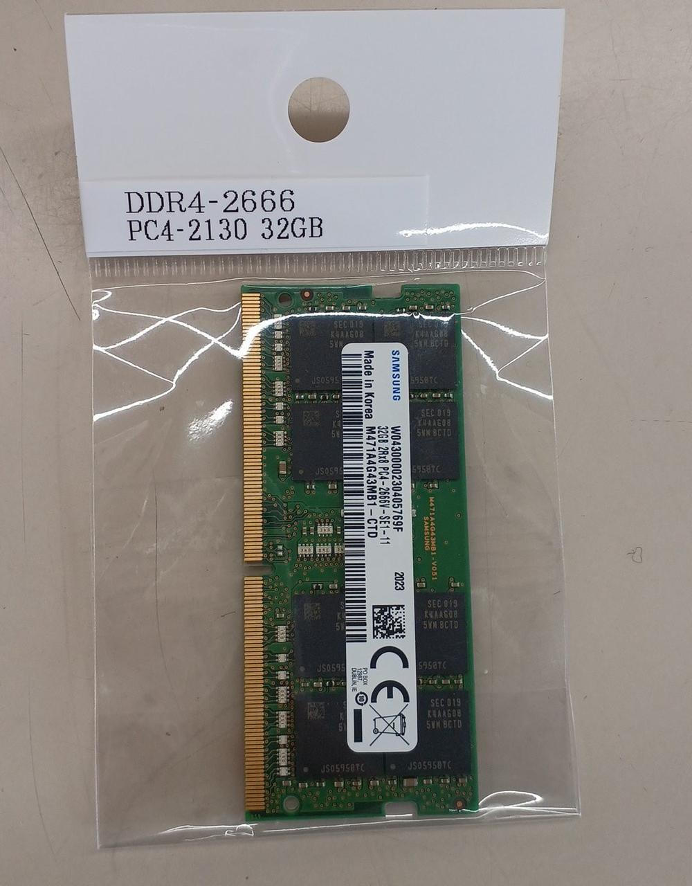 SAMSUNG DDR4 M471A4G43MB1-CTD