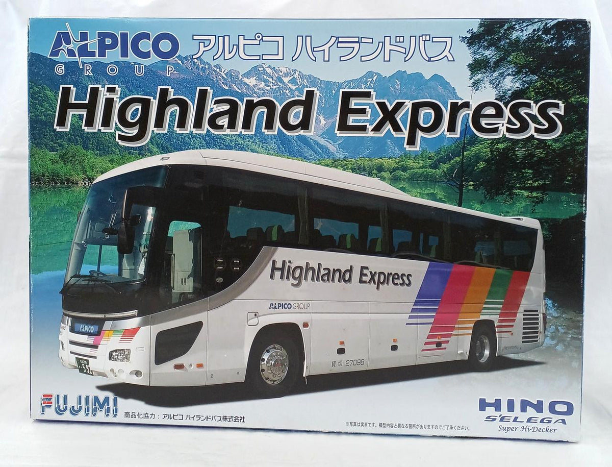 FUJIMI Plastic Model 1/32 Hino Selega SHD Alpico Highland Bus - Banzai Thrifting | BanzaiHobby