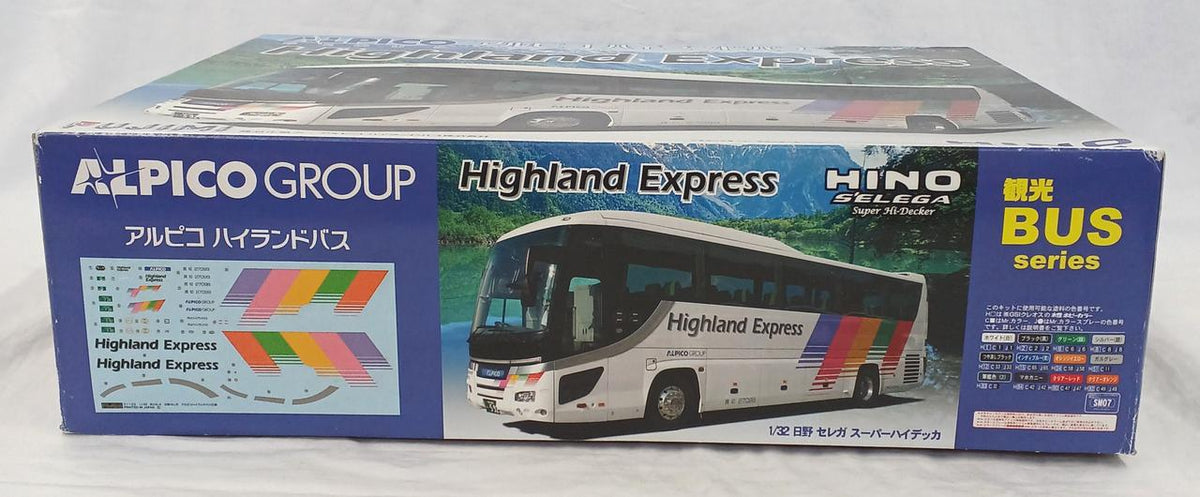 FUJIMI Plastic Model 1/32 Hino Selega SHD Alpico Highland Bus - Banzai Thrifting | BanzaiHobby