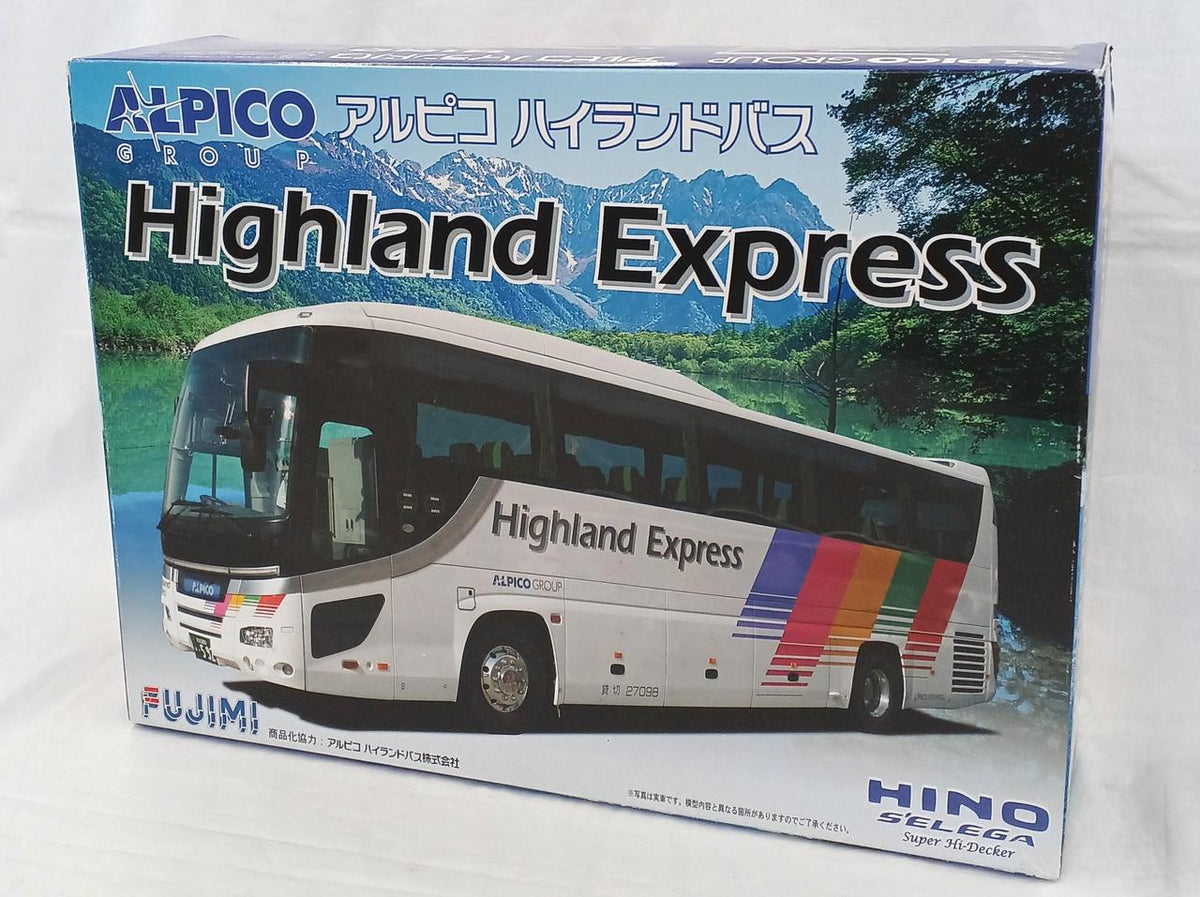 FUJIMI Plastic Model 1/32 Hino Selega SHD Alpico Highland Bus - Banzai Thrifting | BanzaiHobby