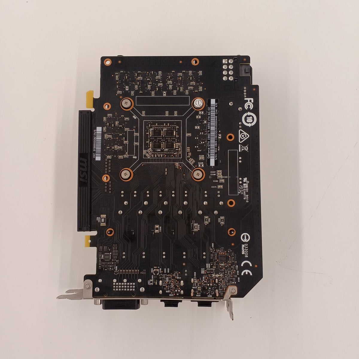 MSI Graphics Board: GTX 1660 TI AERO ITX 6G OC
