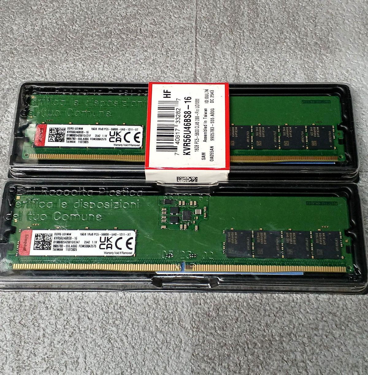KINGSTON TECHNOLOGY DDR5 Memory KVR56U46BS8-16