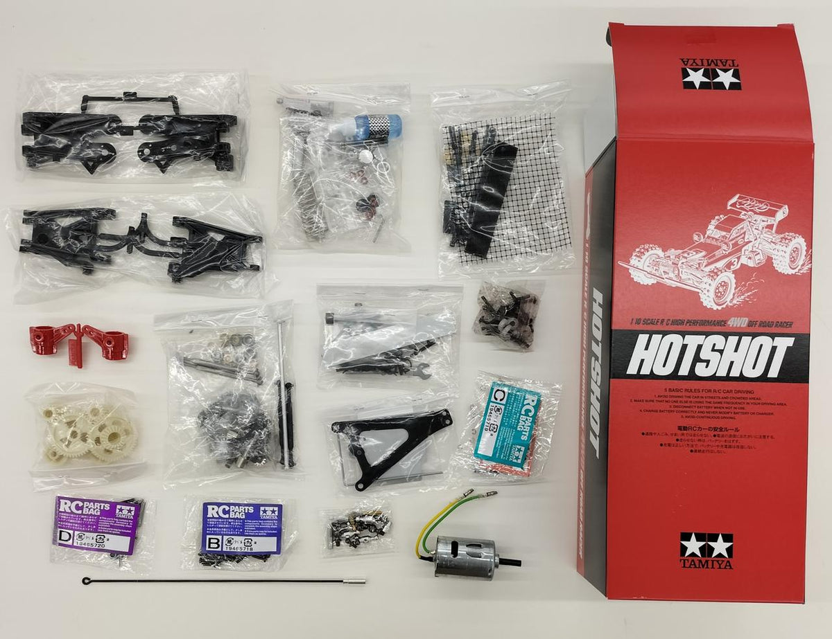 TAMIYA Plastic Model Racing Buggy HOT SHOT 4WD - Banzai Thrifting | BanzaiHobby