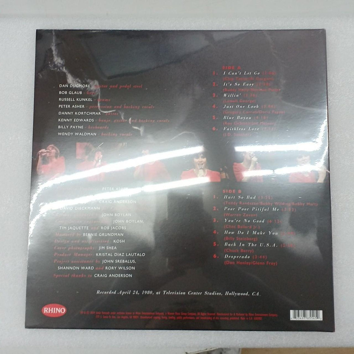 - LINDA RONSTADT ? LIVE IN HOLLY 603497855452