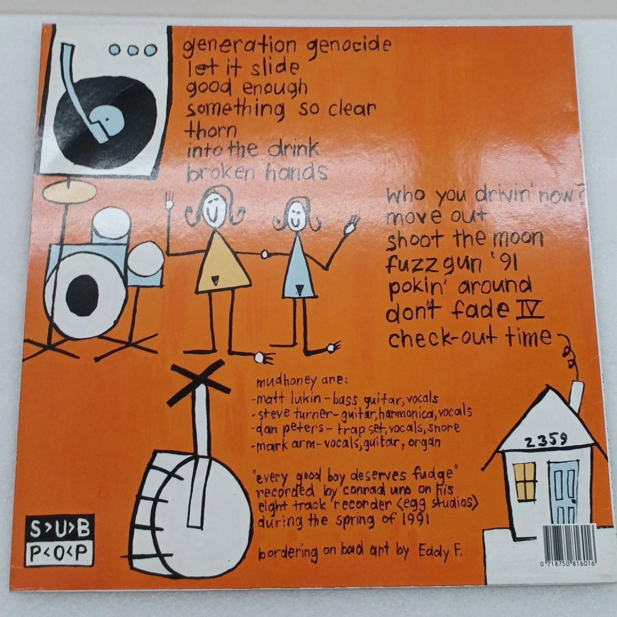 - MUDHONEY EVERY GOOD BOY DESE SP 18/160