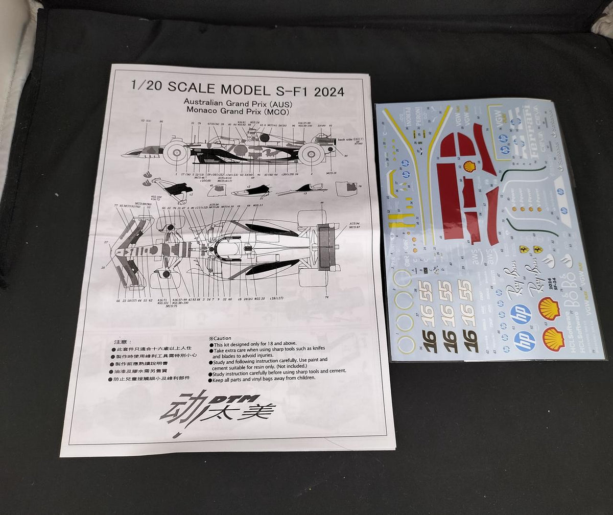 MHF Ferrari SF-24 Leclerc Sainz 2024