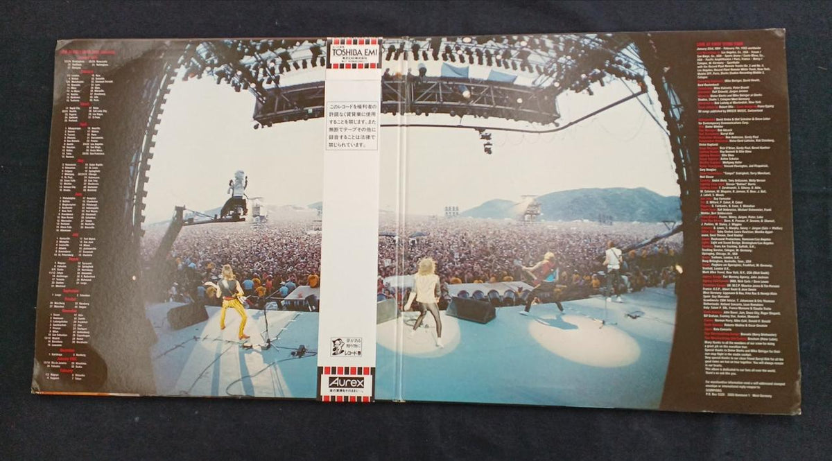 Toshiba EMI LP Record / SCORPIONS WORLD WIDE LIVE