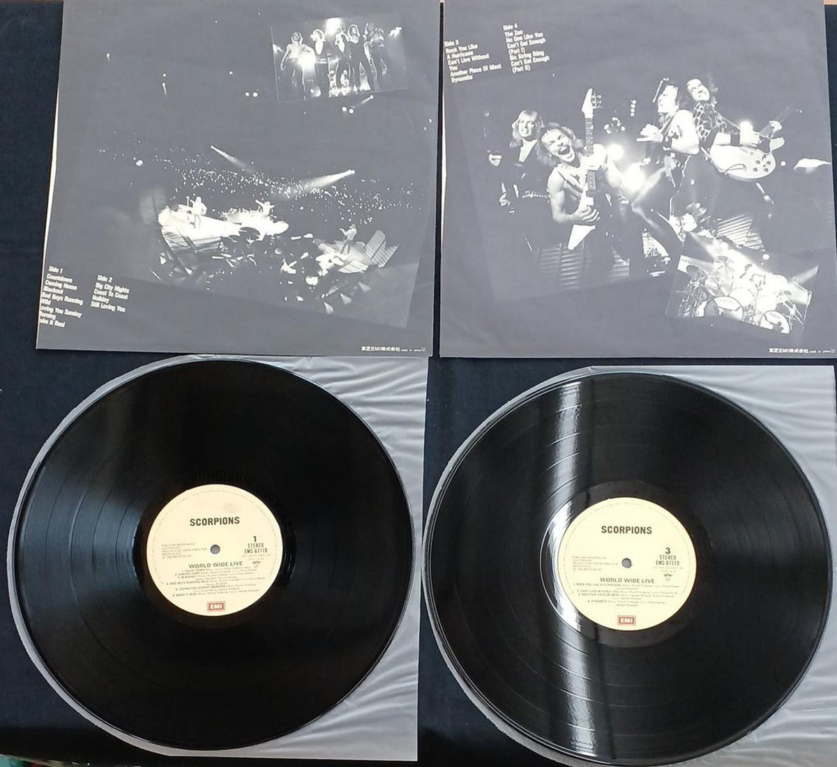 Toshiba EMI LP Record / SCORPIONS WORLD WIDE LIVE