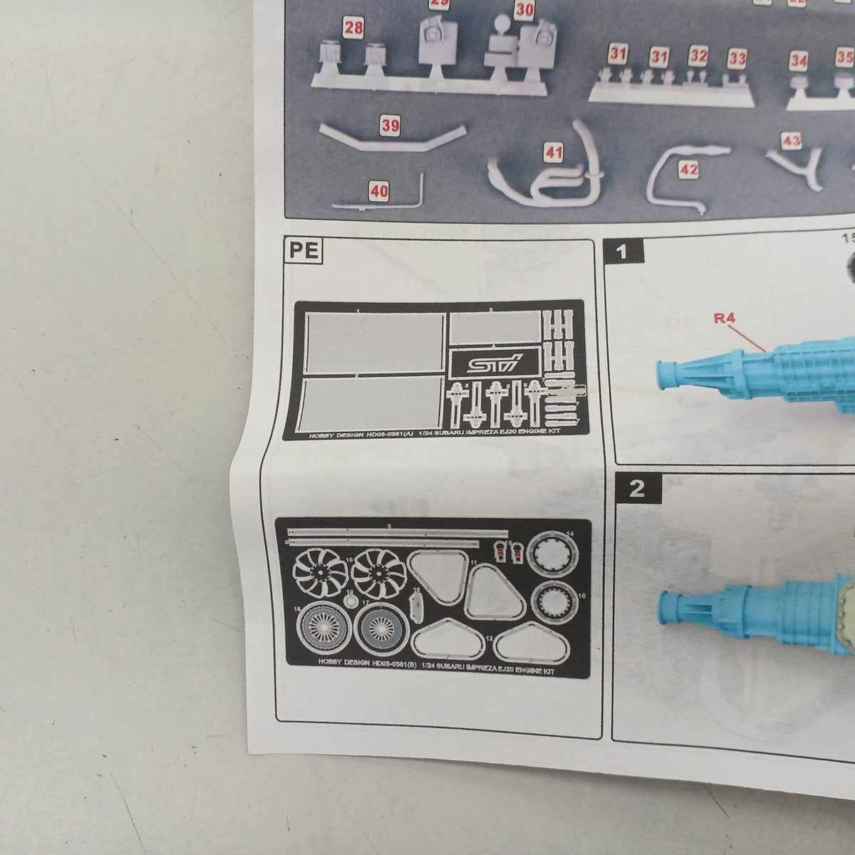 HOBBY DESIGN Resin Kit HD03-0381 Subaru Impreza EJ20 Engine - Banzai Thrifting | BanzaiHobby