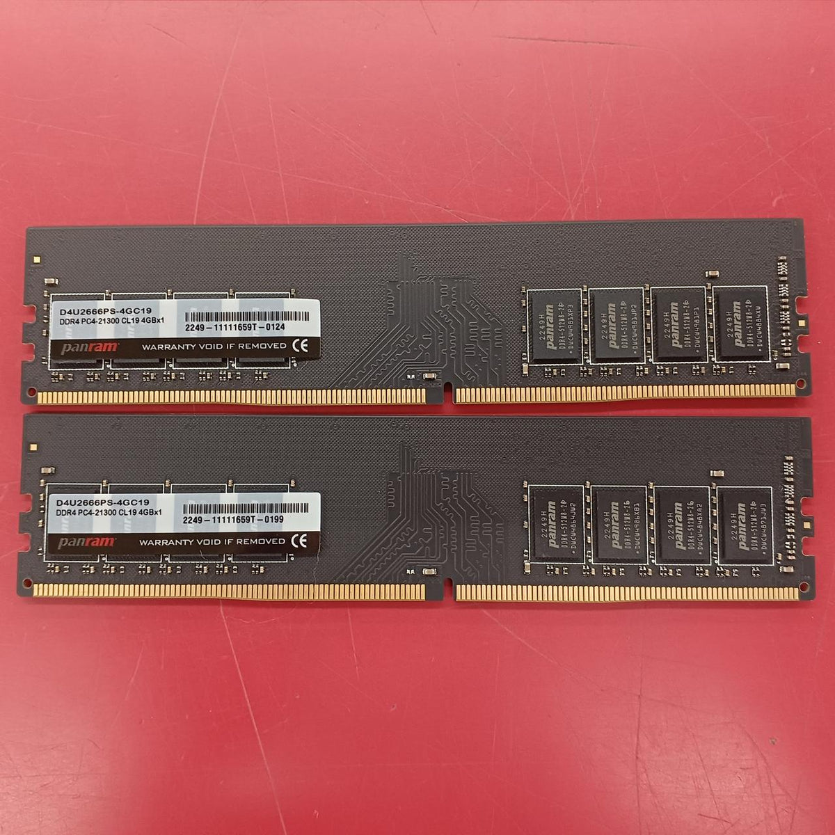 PANRAM Desktop Memory 2-Disc Set D4U2666PS-4GC19