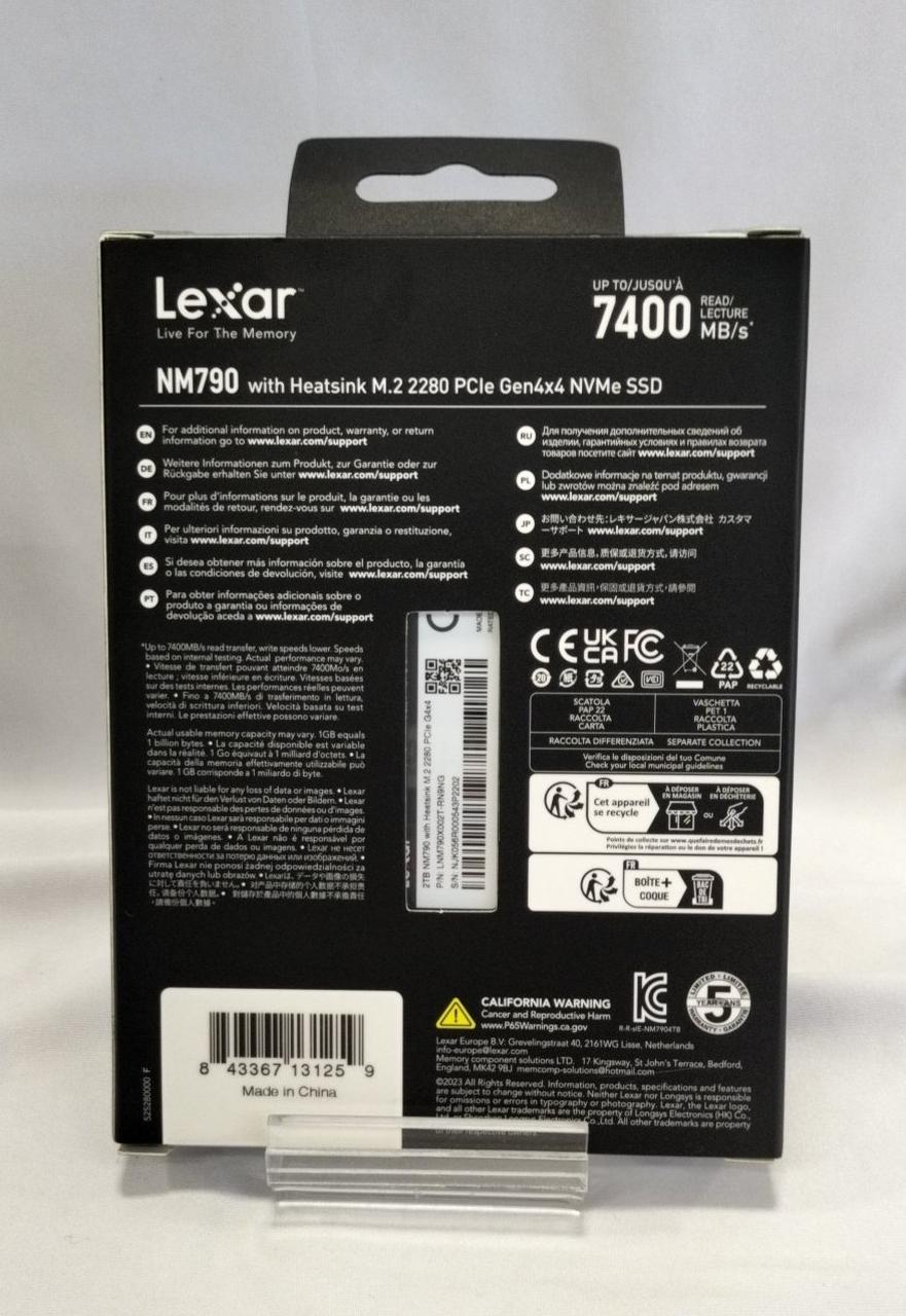 LEXAR SSD LNM790X002T-RN9NG
