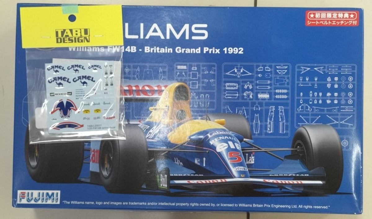 Fujimi [Unopened inner bag] Williams FW14B 1992