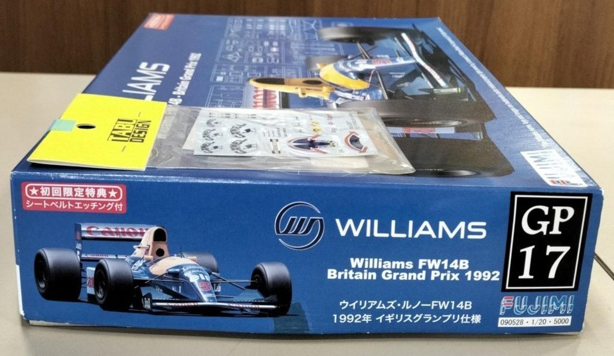 Fujimi [Unopened inner bag] Williams FW14B 1992