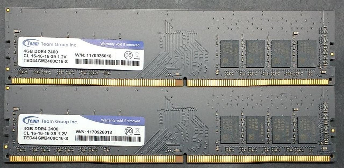 TEAM DDR4 TED44GM2400C16